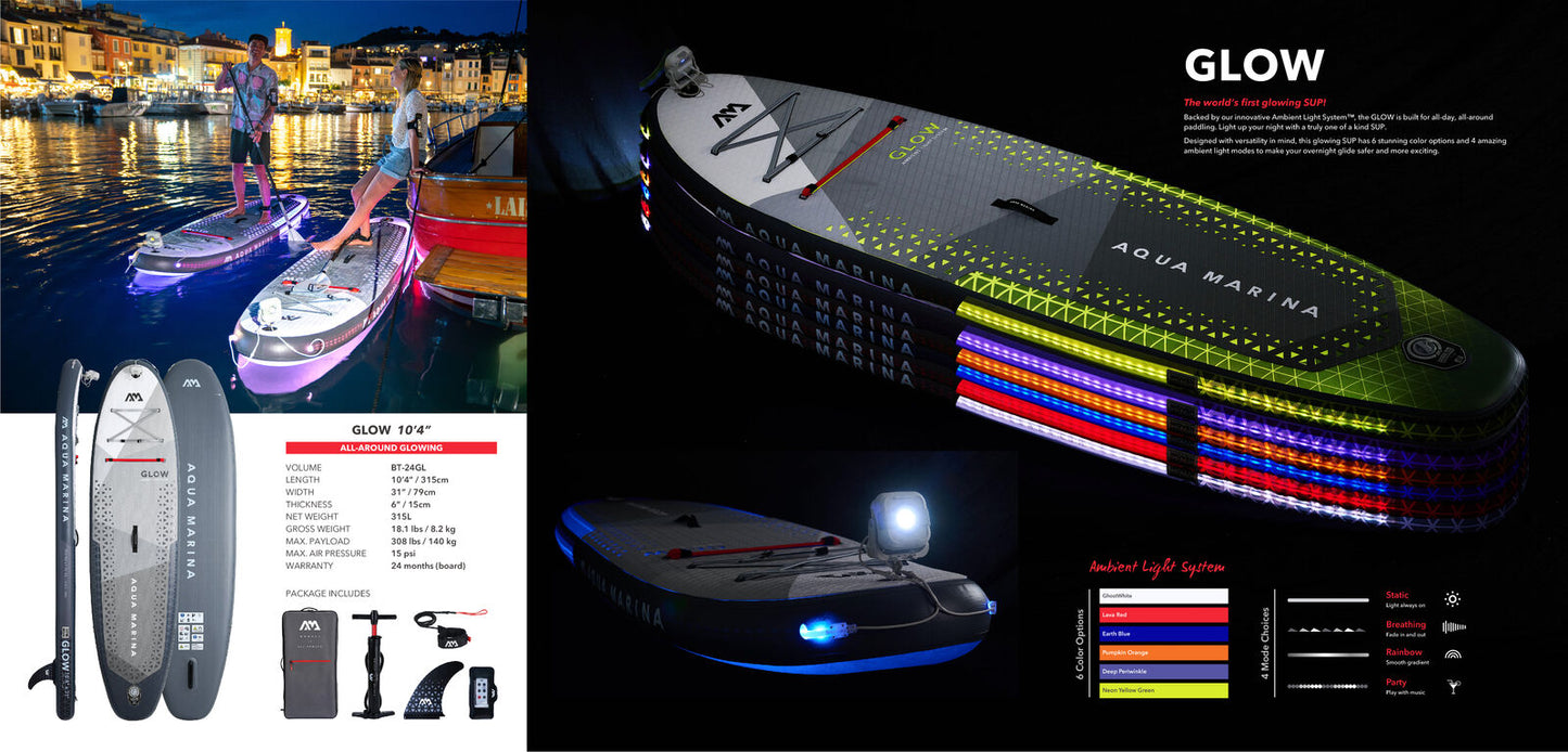 Aqua Marina Glow All-Around ISUP Paddleboard