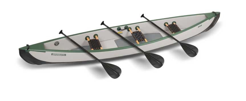 Sea Eagle Travel Canoe 16 - 3 Person Electric Pump Package