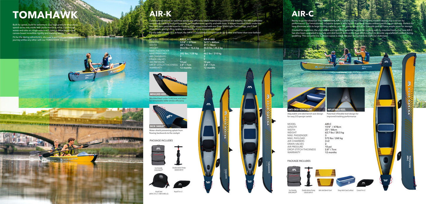 Aqua Marina Tomahawk Air-K 440 Kayak